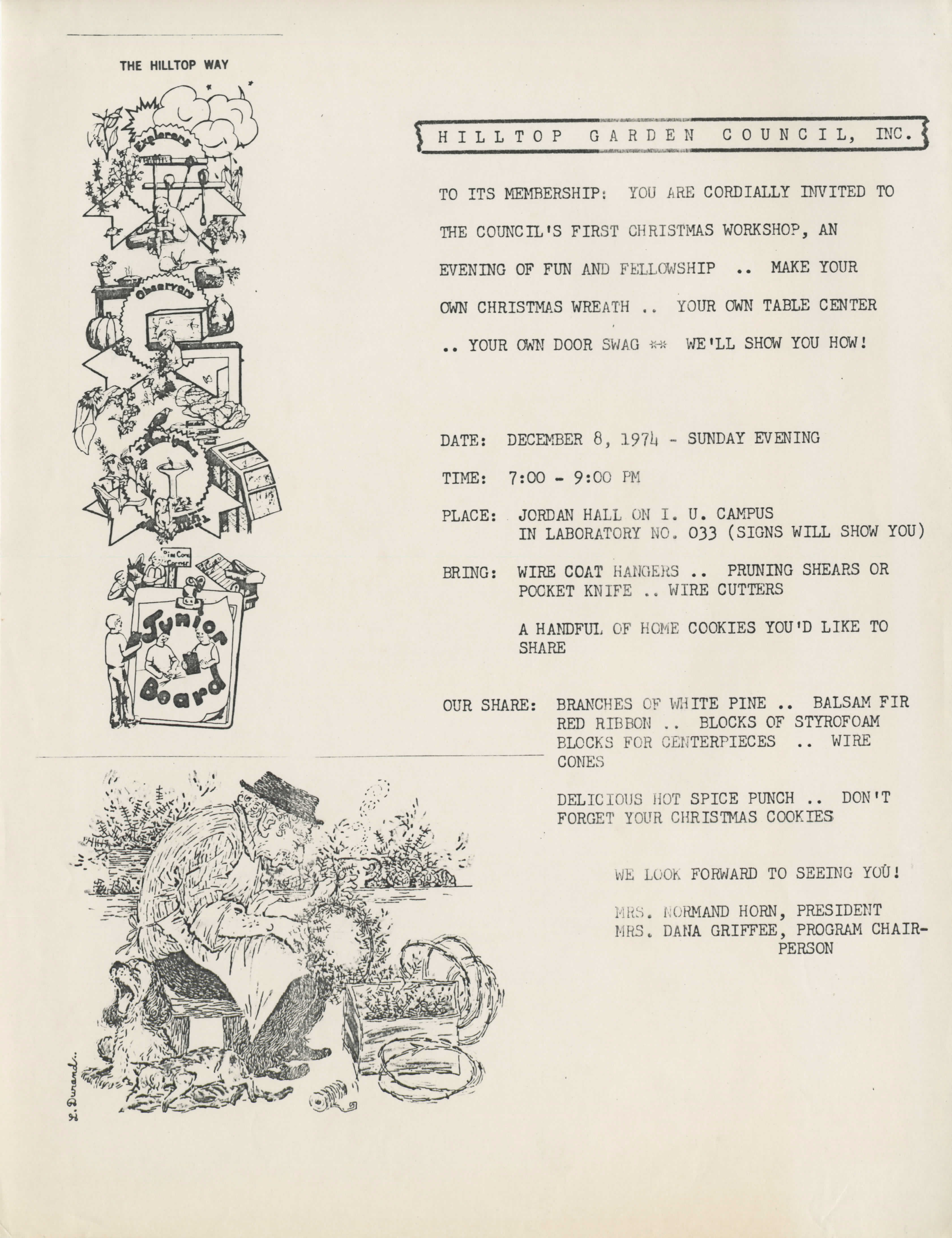 Hilltop Garden Council Flyer